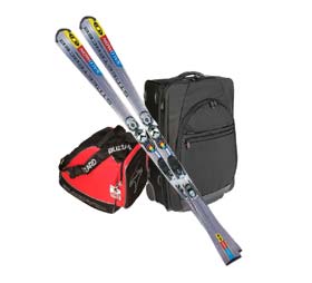 Bus-optimiertes Gep�ck f�r den Skiurlaub